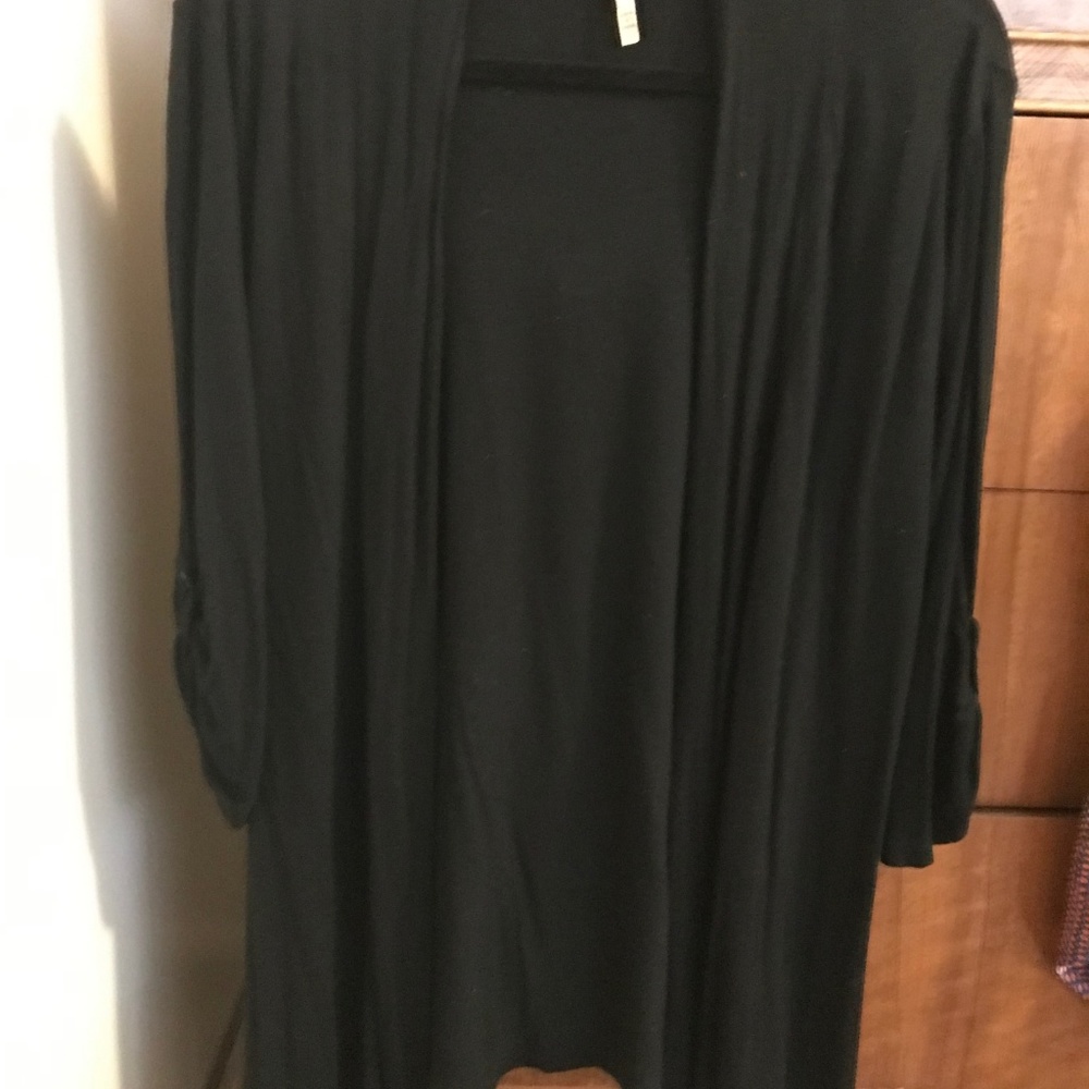 Black Drape Cardigan